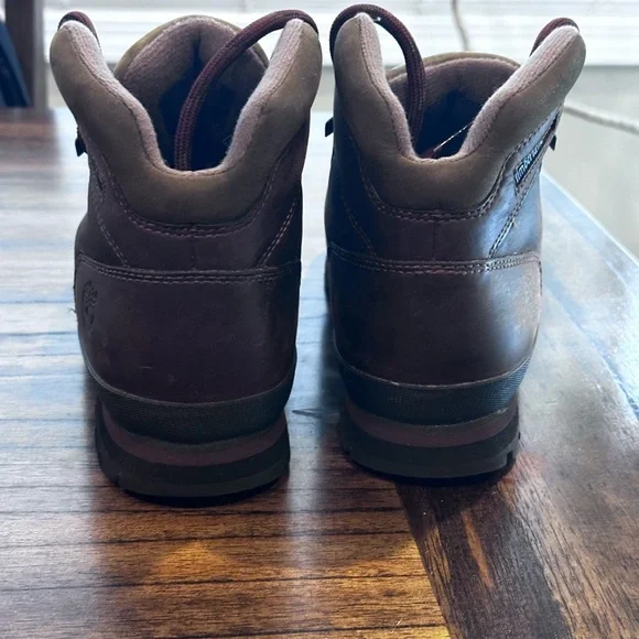 Timberland Euro Hiker Brown Leather Boots size 10 women/8 men - Picture 5 of 10